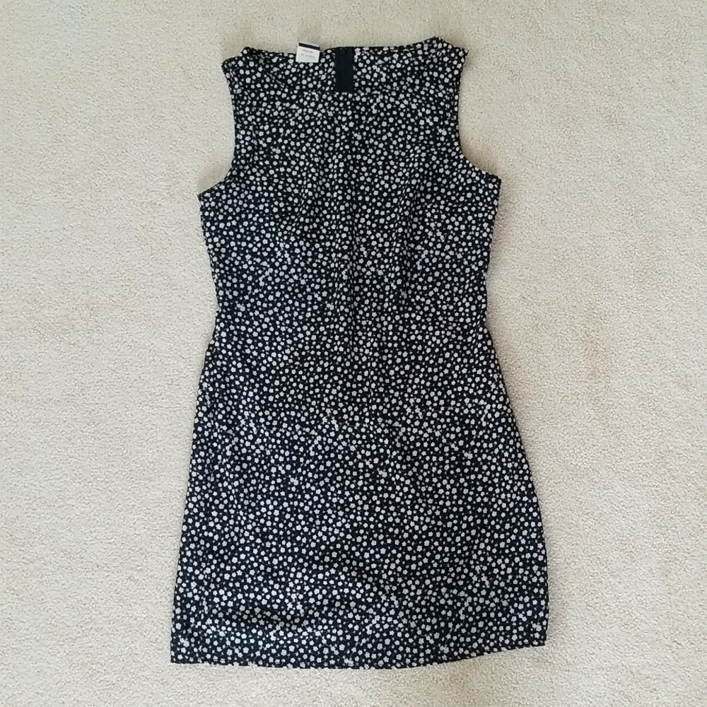 Knapp Studio Simple Black Flower Dress